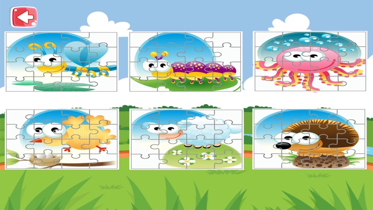 Insect Jigsaw Puzzle outdoor games for kids screenshot-3