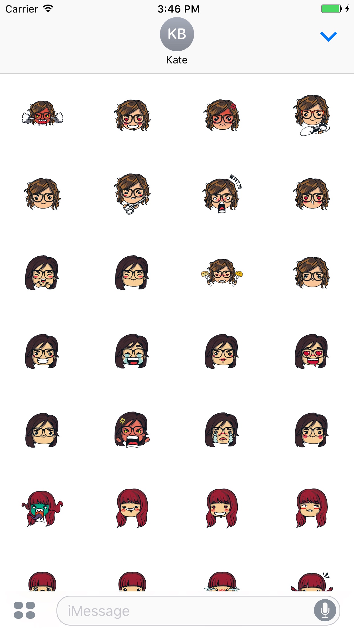 Screenshot 1 of Cutie Faces
