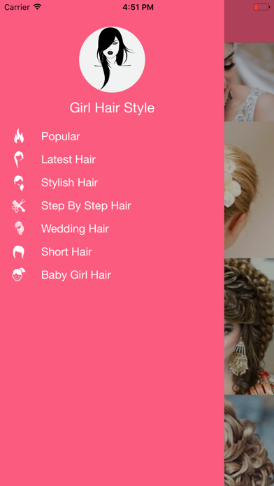 Screenshot #1 pour Latest Hair Style For Girl 2017