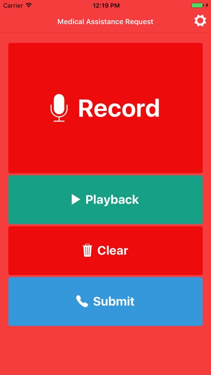 Medical Assistance Request