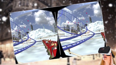 VR - Winter Tourist Roller Coaster Simulator Freeのおすすめ画像4