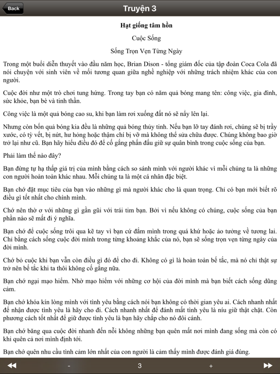 Screenshot #6 pour Hạt Giống Tâm Hồn - Những Câu Chuyện Hay Nhất