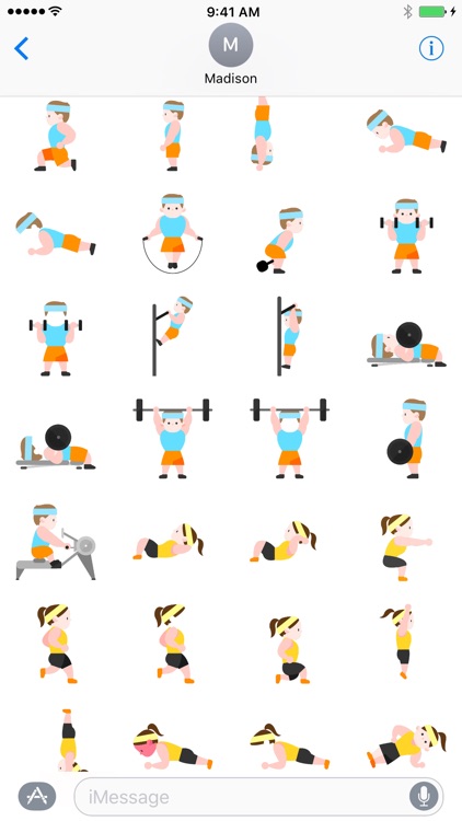 Workoutmoji - Workout Emojis and Stickers