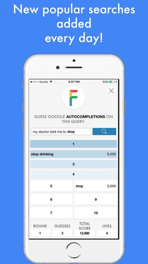 Foogle Feud :Autocomplete Game for Android - Free App Download