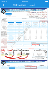 Check Sui Gas Bill screenshot