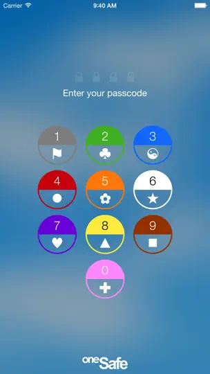 Скриншот OneSafe Pix 4 на iPhone 1