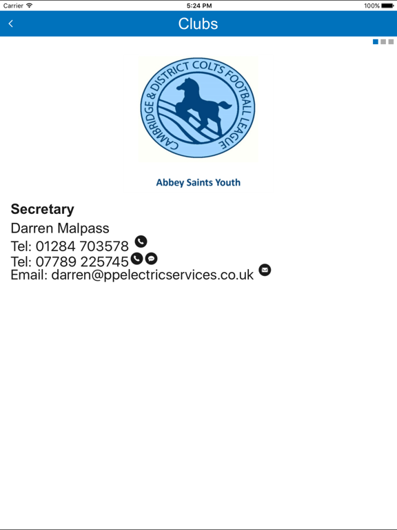 Screenshot #6 pour Cambridge & District Colts League