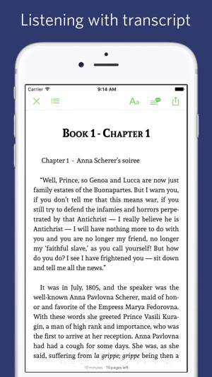 War and Peace - notes, sync transcript(圖1)-速報App