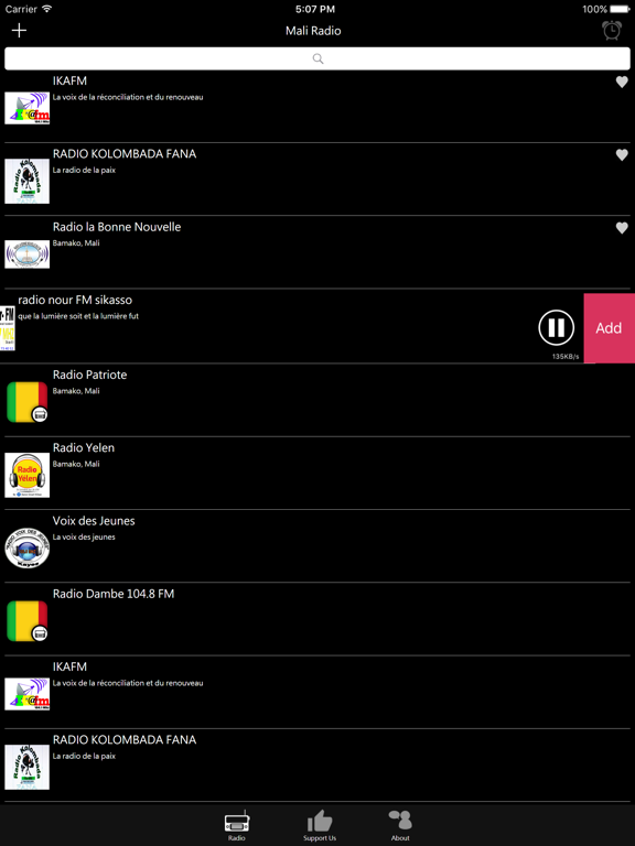 Mali Radio - ML Radio iPad screenshot 4 - Entertainment app