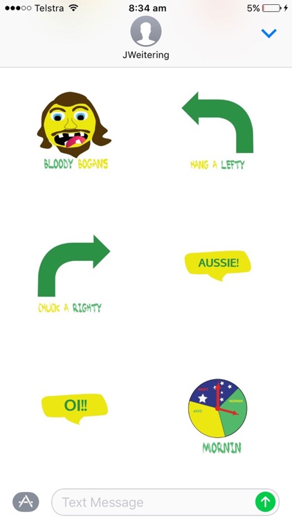 Aussie Slang Stickers