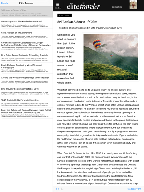 Travel News - Trends, Hot Spots, Tips, and More! iPad screenshot 4 - Travel app