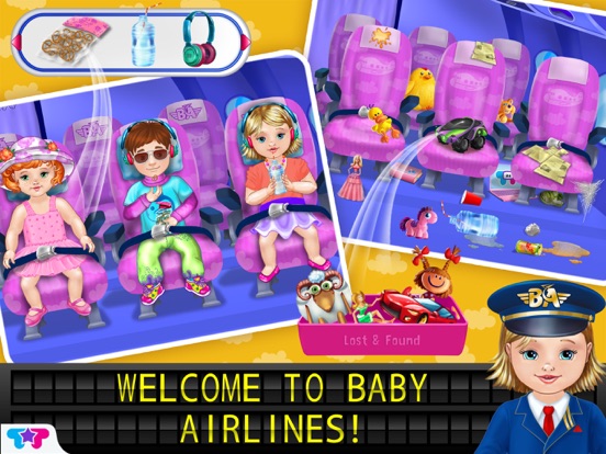 Baby Airlines iPad app afbeelding 2