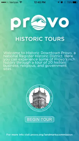 Game screenshot Provo Historic Tours mod apk