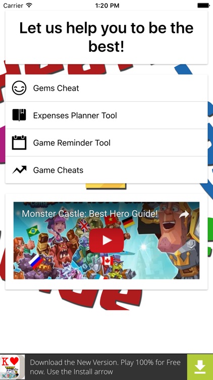 Cheats Tips For Monster Castle