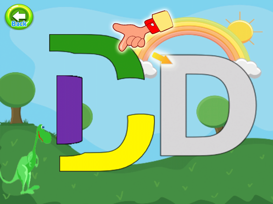 Endless Tracing Letters ABCD Family iPad screenshot