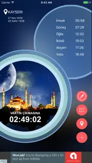 namaz - ezan vakitleri iphone screenshot 1