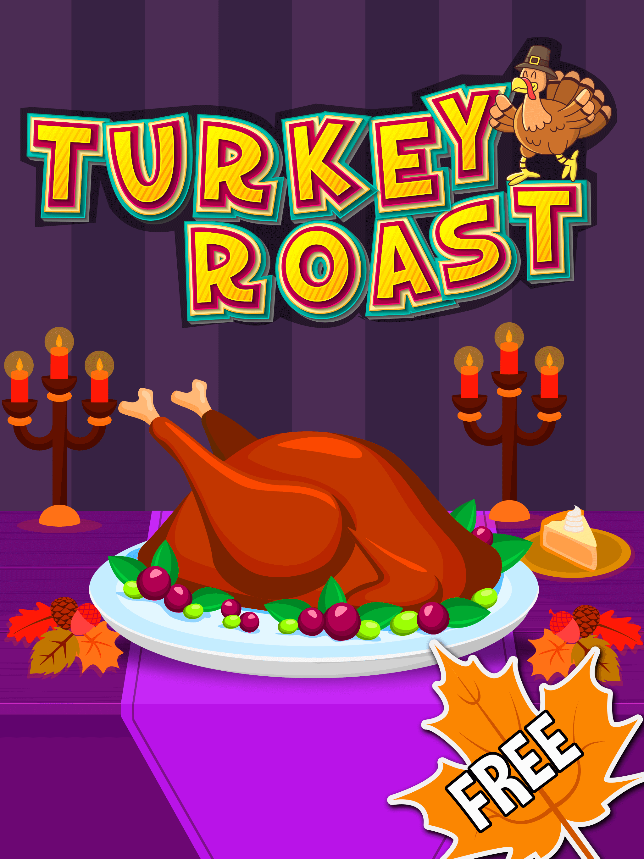 Turkey Roast-Thanksgiving Little Girls Chef Game screenshot 6