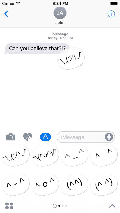 Shrug Emoji Stickers