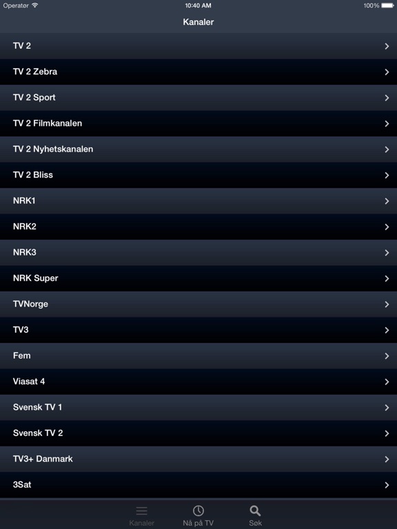Screenshot #4 pour Norge TV for iPad