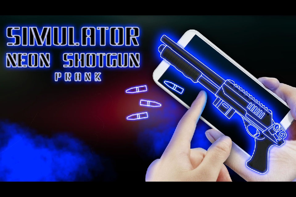 Simulator Neon Shotgun Prank screenshot 3