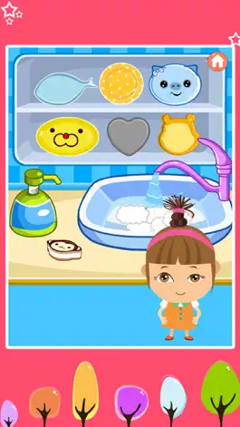 Game screenshot Amy Wash The Dishes,little girl free games apk