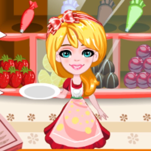 Girl cake shop-the right cake icon