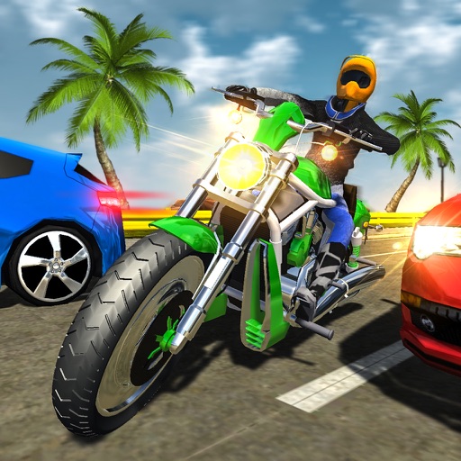 Bike racing Highway Traffic Wheeling 3D master iOS App