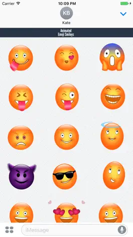Game screenshot Animated Emoji Smileys apk