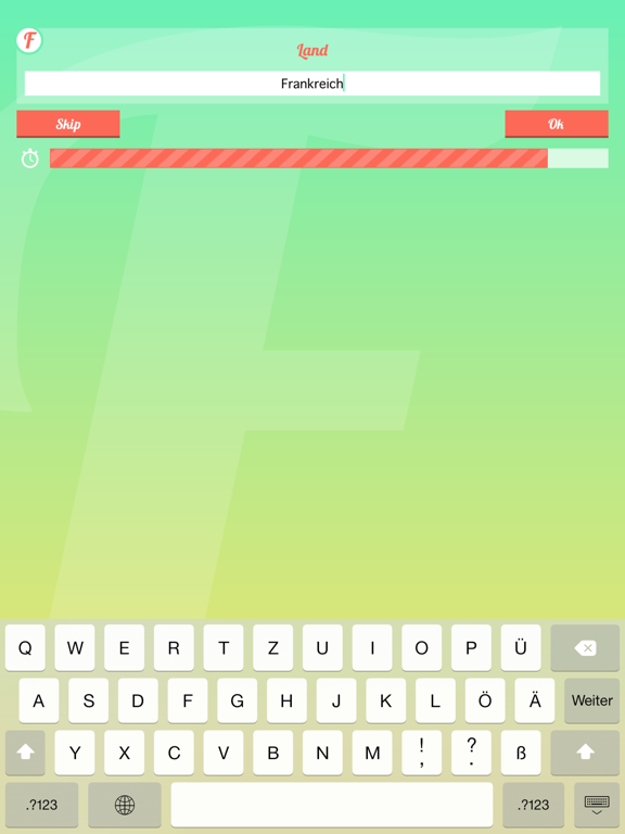 Screenshot #4 pour Stadt Land Fluss Multiplayer