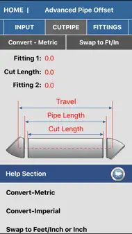 Pipe Fitter Calculator iphone bilder 2