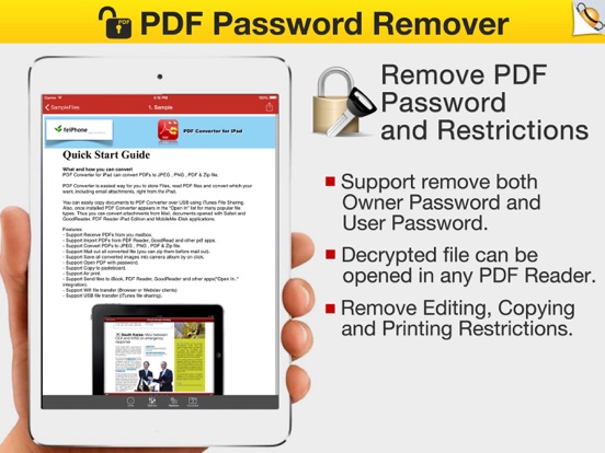 Screenshot #1 for PDF Password Remover - Remove PDF Password