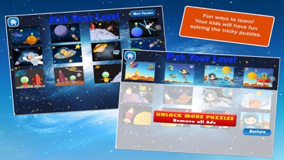 Space Jigsaw Puzzles for Kids screenshot 2