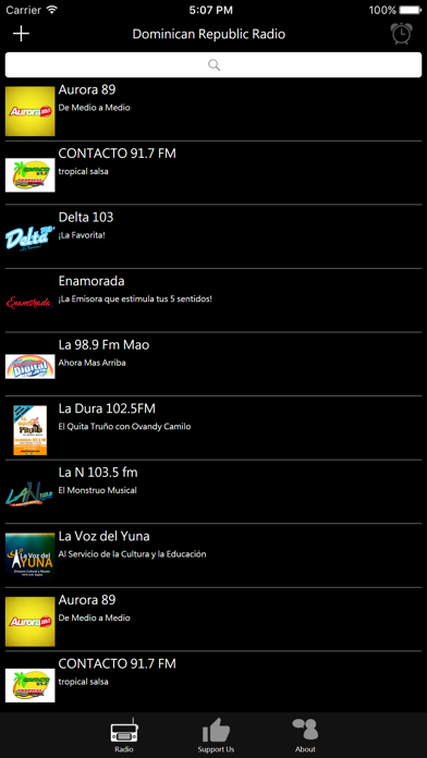 Dominican Radio iPhone screenshot 1 - Entertainment app