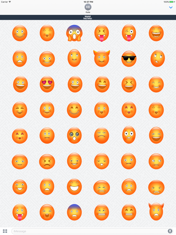 Screenshot #5 pour Animated Emoji Smileys