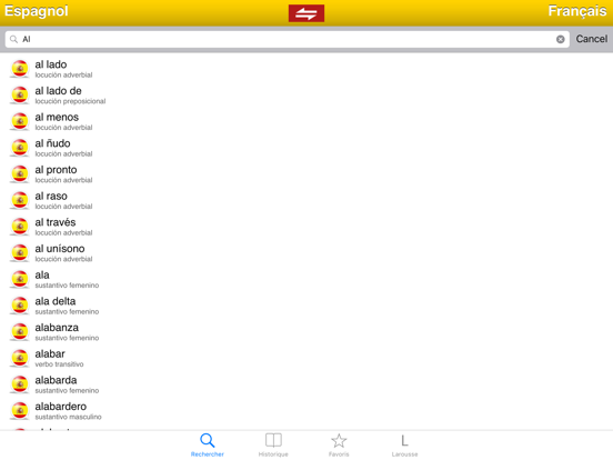 Screenshot #5 pour Dictionnaire Français-Espagnol