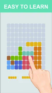 1010 color block puzzle free to fit : logic stack dots hexagon iphone screenshot 1
