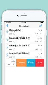 best automatic voice recorder : record meetings iphone screenshot 4