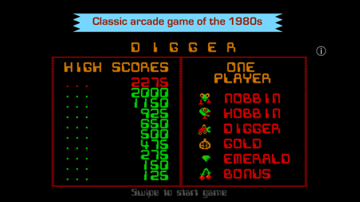 Digger - Classic retro arcade game Screenshot