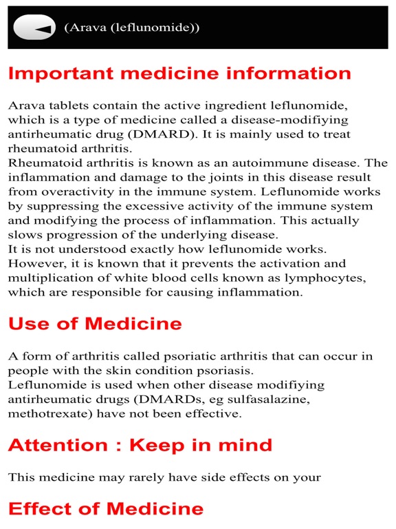 Screenshot #6 pour Clinic Medicine Information