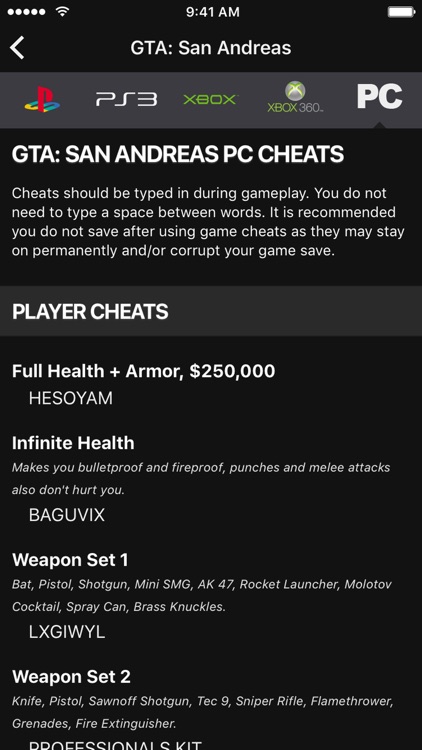 Cheats for GTA 5 - for all Grand Theft Auto games by Cai GuangShao