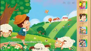 The Boy Who Cried Wolf Interactive book iBigToy screenshot #1 for iPhone