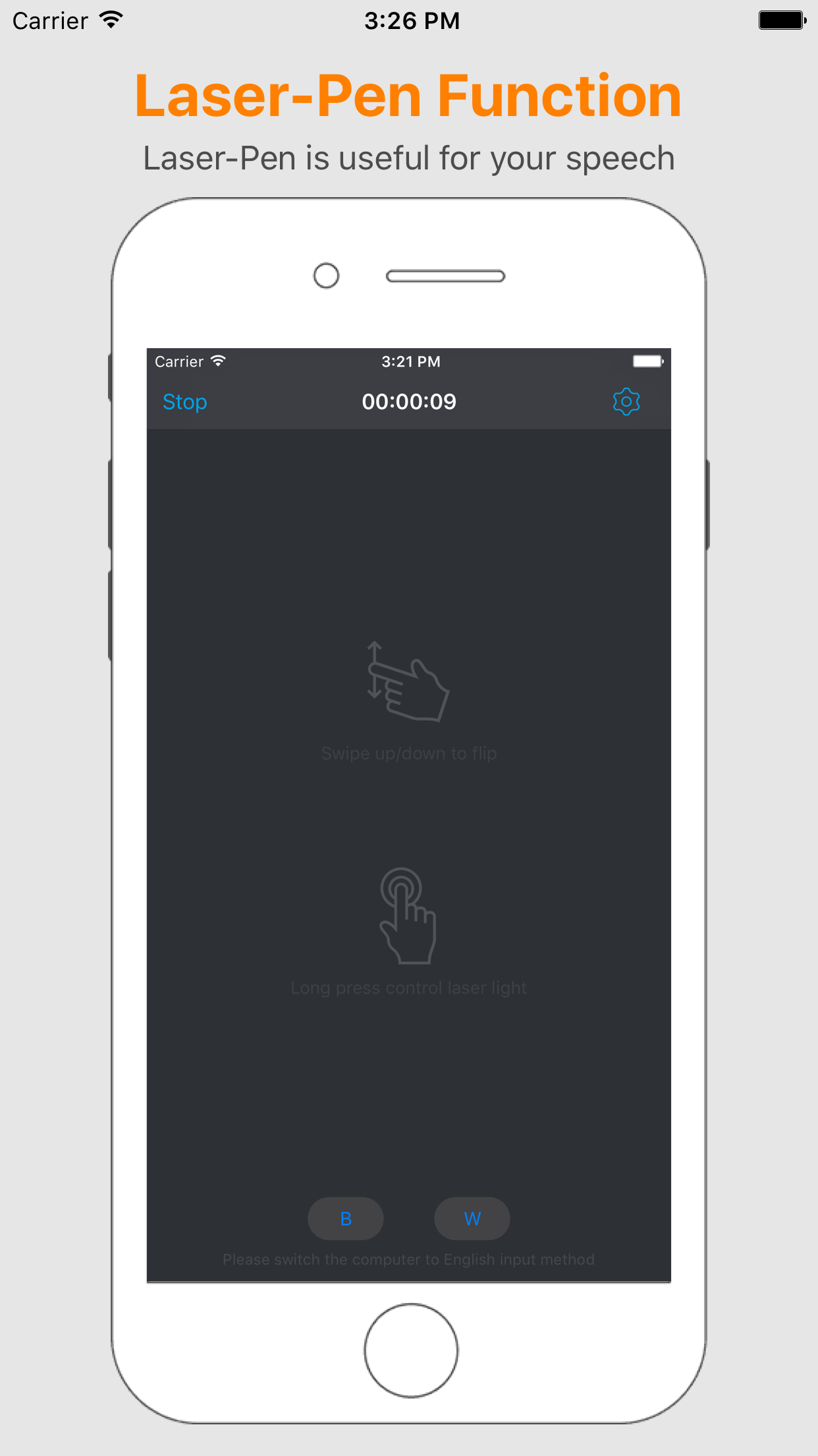 PPT Remote Control - With laser pointer function screenshot 3