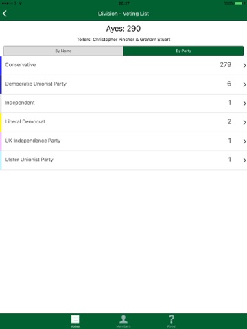 CommonsVotes screenshot 3