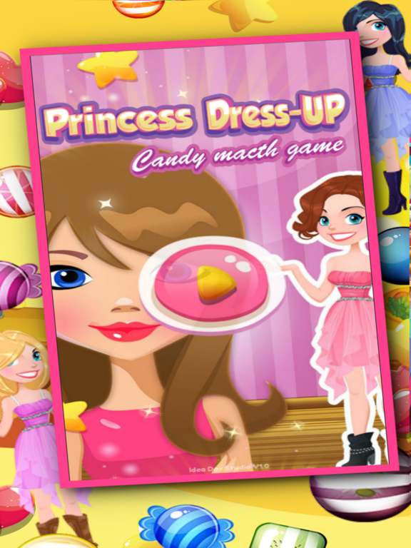 Screenshot #4 pour Sucrerie Princess Dress UP Match