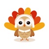 OwlMoji - Cute Owl Stickers for Thanksgiving