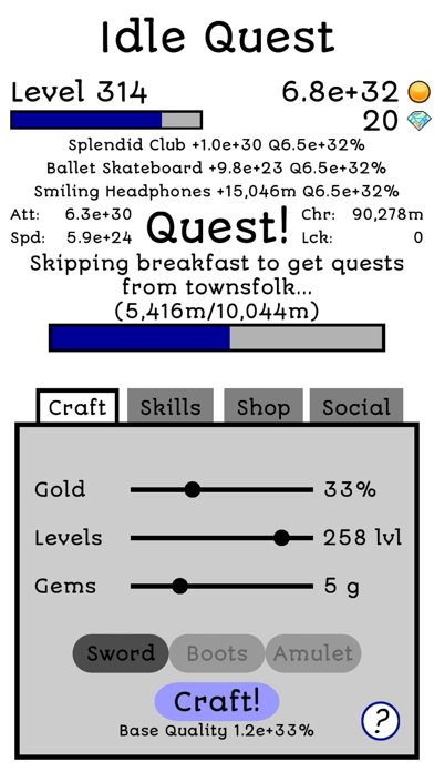 Screenshot #1 pour Idle Quest