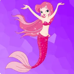 Mermaid Coloring Book Game For Adults & Kids Spree app icon