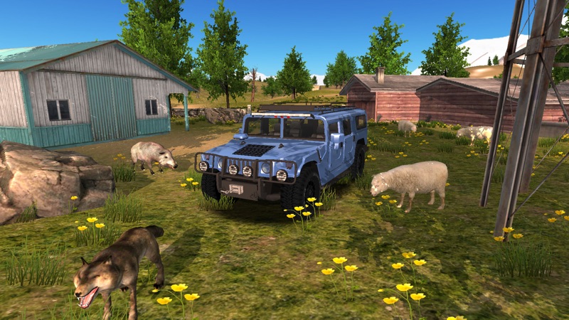 Offroad 4x4 car driving Mountain screenshot 4