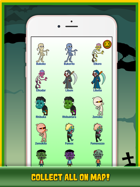 Zombie Catch - Find vs GO Them All Ghost Halloween iPad screenshot 4 - Games app