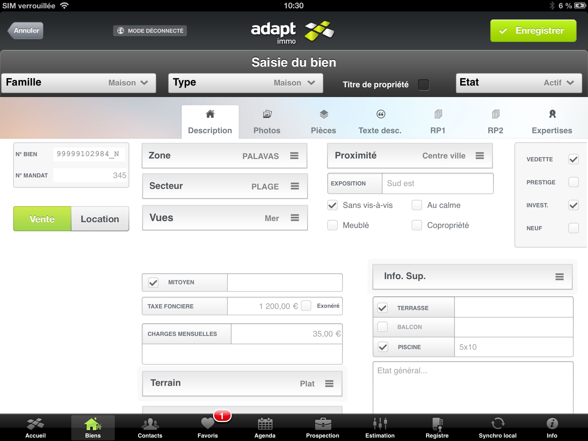 Adapt immo pour iPad screenshot 4